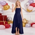 thumbnail image 7 of RUTAYY Girls Dress Square Collar Party Ruffled Tiered Hem and Strapless Crinkle Waist Design Casual Party Wear Chic Holiday Dresses, 7 of 7