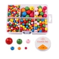 thumbnail image 1 of Inteprter Juego de cuentas de Juego de cuentas naturales con 1 línea de rollo Adornos familiares hechos a mano para niños Collar de bolas Artesanía Inteprter HA061539-00, 1 of 6