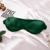 THXSILK 22 Momme Silk Sleep Eye Mask, Lightweight & Comfortable, Super Soft Eye Mask for Sleeping, Naps, Night Blindfold Eyeshade, Emerald Green