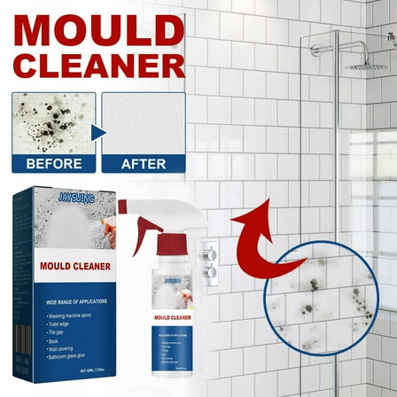 Mold Remover Spray under $5! Yannianjz Mold Remover Spray for Furniture Tile Wall, 60ML Mildew Stain Cleaner for Bathroom Kitchen, Demolding Agent