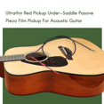 thumbnail image 2 of Micro Ultrafin Rouge sous-Selle Film Piézo Passif pour Guitare Acoustique, 2 of 5