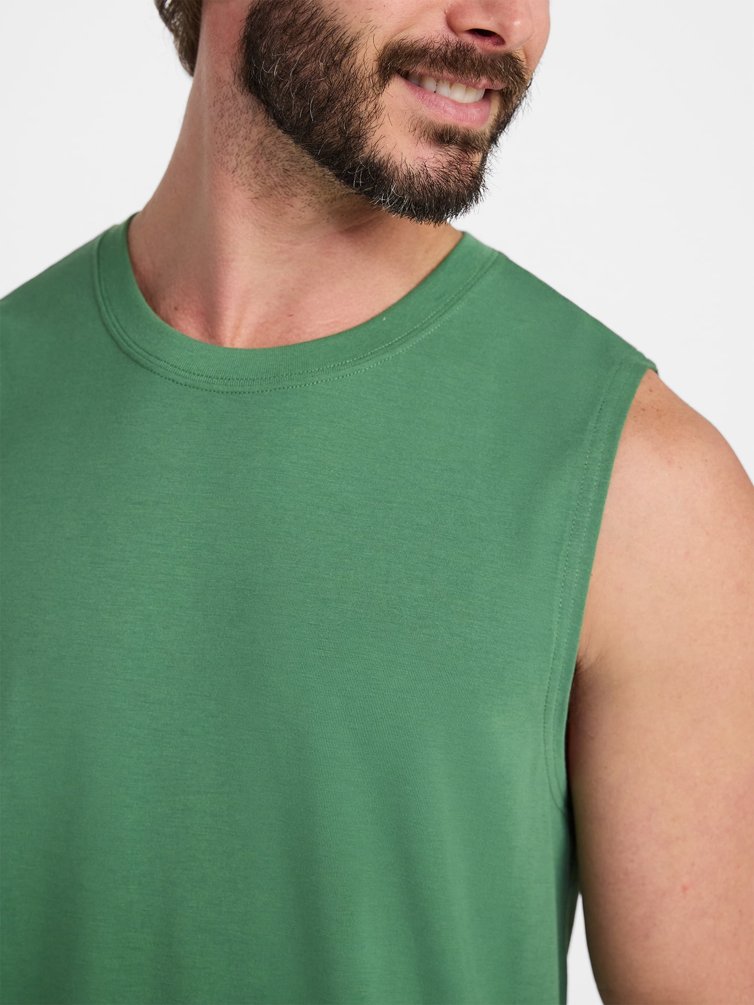 Athletic Works Men's and Men's Big & Tall Tri-Blend Muscle Tee, Sizes XS-4XLT