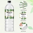 thumbnail image 3 of 30 etiquetas de agradecimiento para botellas de agua, pegatinas con diseño de hojas de la selva tropical, envoltorios decorativos para botellas, envoltorios impermeables para bodas, despedidas de, 3 of 8