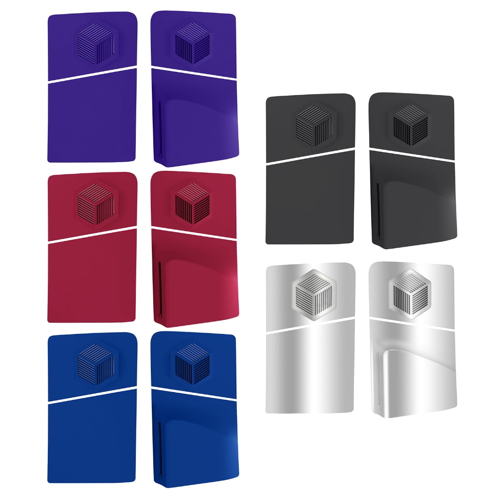 lanema Faceplate Cover with Vent Faceplates Replacement for PS 5 Slim Gaming Accessory