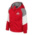 thumbnail image 2 of Toddler Colosseum Scarlet Ohio State Buckeyes Spirit Hollow Full-Zip Hoodie, 2 of 3