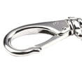 thumbnail image 4 of Naiovety Ganchos Clip de resorte a prueba de herrumbre de acero inoxidable Resistente al agua No es fácil caerse Ganchos giratorios Cuerda Cadena para Ropa Deportiva, Zapatos tipo 3 Naiovety OD020953-03B, 4 of 6
