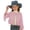 Pink, variant on Girls Fringe Cropped Western Jacket, Long Sleeve Open Front Boho Kids Outerwear, Casual Layering Coat for Festival Daily Play(Brown/11-12 Years)