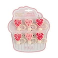 thumbnail image 2 of CWC 6 Piece Silicone Straw Topper Set - Valentine's Day Edition, 2 of 5
