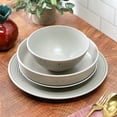 thumbnail image 7 of Elama Emilia 16 Piece Double Bowl Stoneware Dinnerware Set in Light Gray, 7 of 7