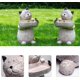 thumbnail image 5 of Estatua de jardín para gatos, decoración al aire libre, esculturas de gatos, figuritas decorativas, jardinería, césped, decoración, regalos, 20 cm de alto TUNC Sencillez, 5 of 5