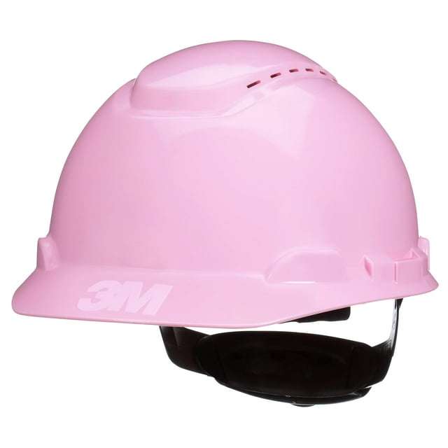 Casco de seguridad 3M SecureFit H-713SFV-UV rosa con ventilación estilo gorra