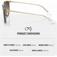 thumbnail image 5 of Ray-Ban RB4171 ERIKA CLASSIC Phantos Shaped Non-Polarized Sunglasses for Women - Includes Official RAYBAN Eyewear Kit - Ideal Formal & Casual Wear Sunglasses - Brown Lens, 5 of 7