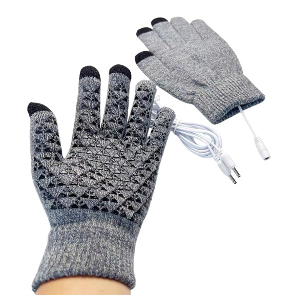 Usb Heated Gloves - Winter Warm Touchscreen Gloves with Adjustable Temperature, Rechargeable Hand Warmer Gloves for Men & Women, Indoor & Outdoor Use. Eactix