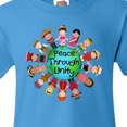 thumbnail image 4 of Inktastic Peace Through Unity Youth T-Shirt, 4 of 5
