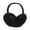 Black, variant on Happy date Foldable Winter Ear Muffs Faux Plush Warm Earmuffs Cute Foldable Outdoor Ear Warmers For Women Girls