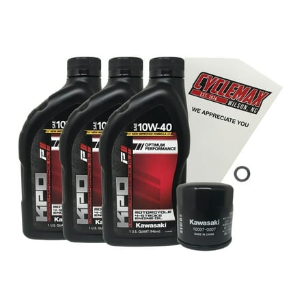 Cyclemax OEM Standard Oil Change Kit fits 2004-2011 Kawasaki KFX 700