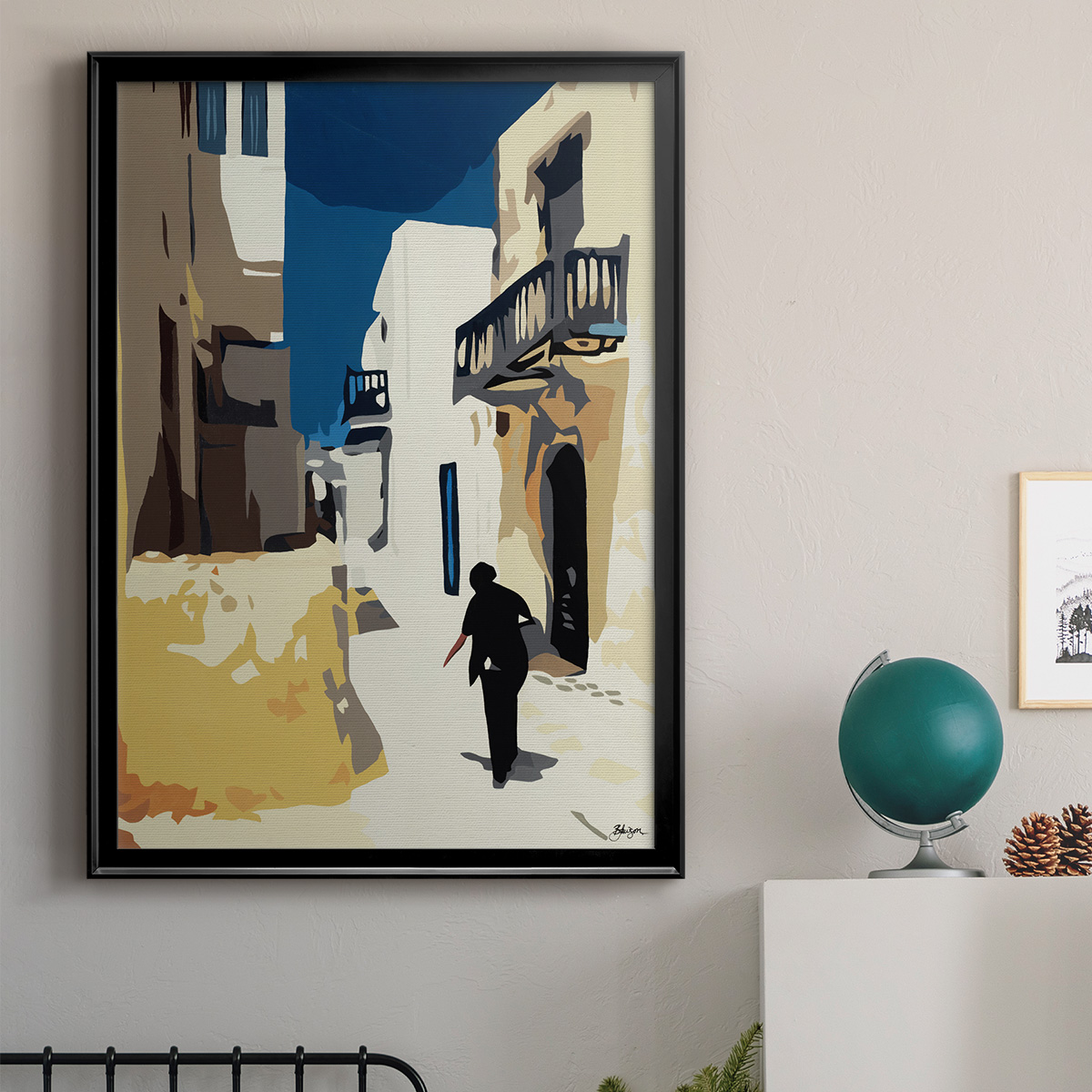 Mykonos 3 Premium Framed Print - Ready to Hang