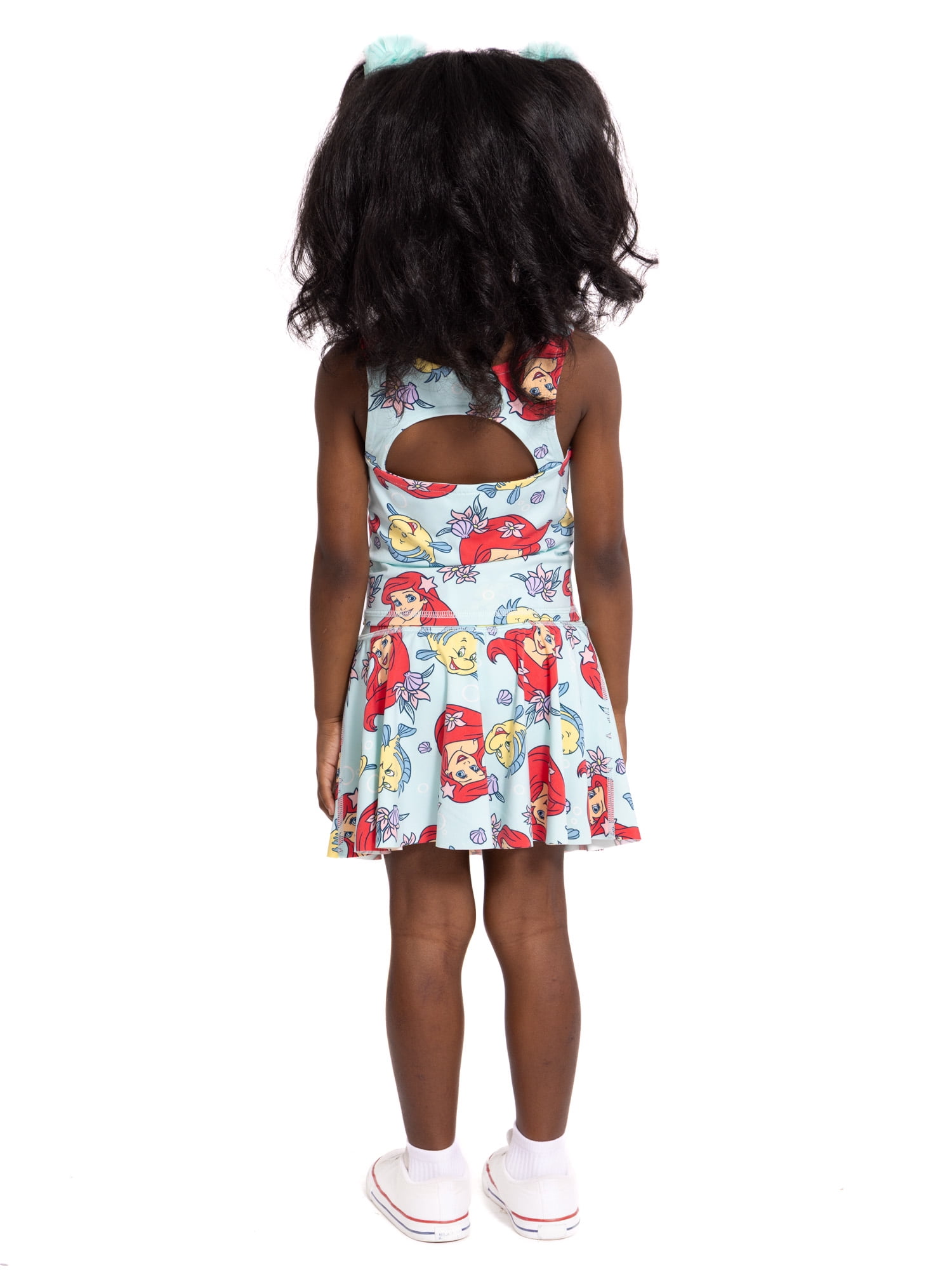 The Little Mermaid Toddler Girls' Active Tank Top and Skort Set, 2-Piece, Sizes 12M-5T