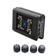 thumbnail image 2 of Sistema de monitoreo de presión de neumáticos de automóviles con 4 sensores, pantalla LCD digital, monitoreo de tiempo, monitor TPMS de energía solar - Sensor externo Macarena Sistema de monitoreo, 2 of 8
