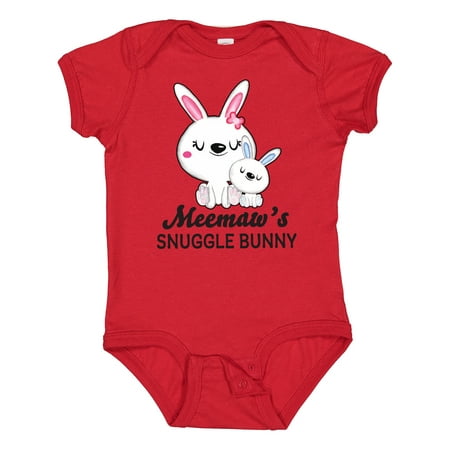 

Inktastic Meemaws Snuggle Bunny Easter Gift Baby Boy Bodysuit