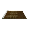 thumbnail image 2 of Ahgly Company Machine Washable Indoor Rectangle Oriental Turquoise Blue Industrial Area Rugs, 2' x 5', 2 of 4