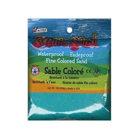 Scenic Sand- Turquoise- 1 Lb. - Pack Of 6