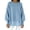 Light Blue, variant on Women's Top Long Sleeve Round Neck Solid Oversized Loose Ribbed Hem Knitted Sweater
