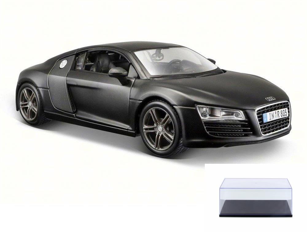 Diecast Car & Display Case Package - Audi R8, Black ...