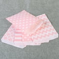 thumbnail image 2 of MasteelfCA 24pcs Candy Bags Striped Dot Wavy Flower Shape Paper Bags Wedding Birthday Party Candy Container (4 Patterns Mixed, Pink), 2 of 7