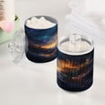 thumbnail image 5 of Clear Storage Jar 2.75x 4.13 Inches One Sizex4 Cotton Swabs Cans Translucent Plasticental Floss Cans Cotton Pads Cans Bathroom Canisters Beautiful Galaxy, 5 of 7