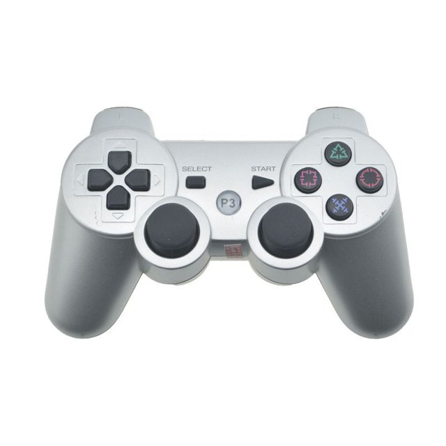 Controlador inalámbrico Gamepad Bluetooth PS3 (Plata) WDOplteas Para estrenar