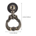 thumbnail image 2 of Miangastore Rustic Cabinet Hardware Golden Zinc Alloy 4Pcs 2.3x0.9In, 2 of 9