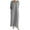 Grey, variant on Women's Long Sleeve Hooded Dress - Drawstring, V Neck, Loose Fit - Spring Autumn Casual Wear