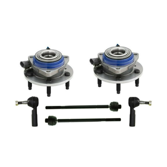 6 Pieces Front Wheel Hub and Bearing Assembly   Outer & Inner Tie Rod Ends Fits select: 2000-2005 BUICK LESABRE, 2006-2011 BUICK LUCERNE