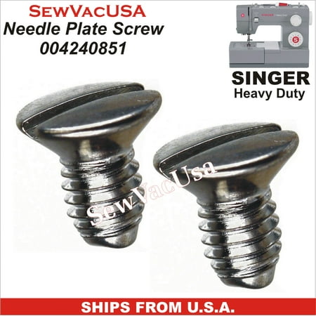 

SINGER Compatible Needle Plate Screw 004240851 / 416122901 For SINGER Heavy Duty Models & More See Description