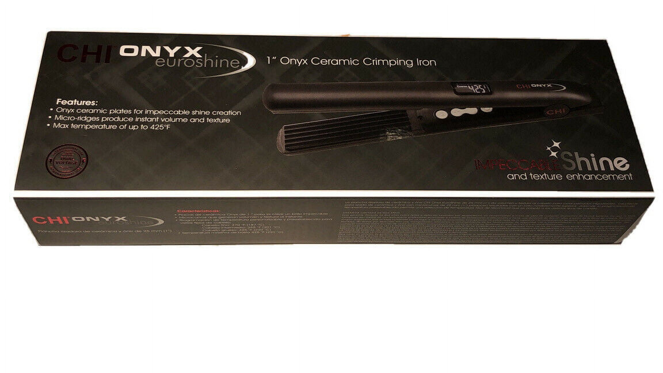 Chi onyx euroshine 1 flat iron top