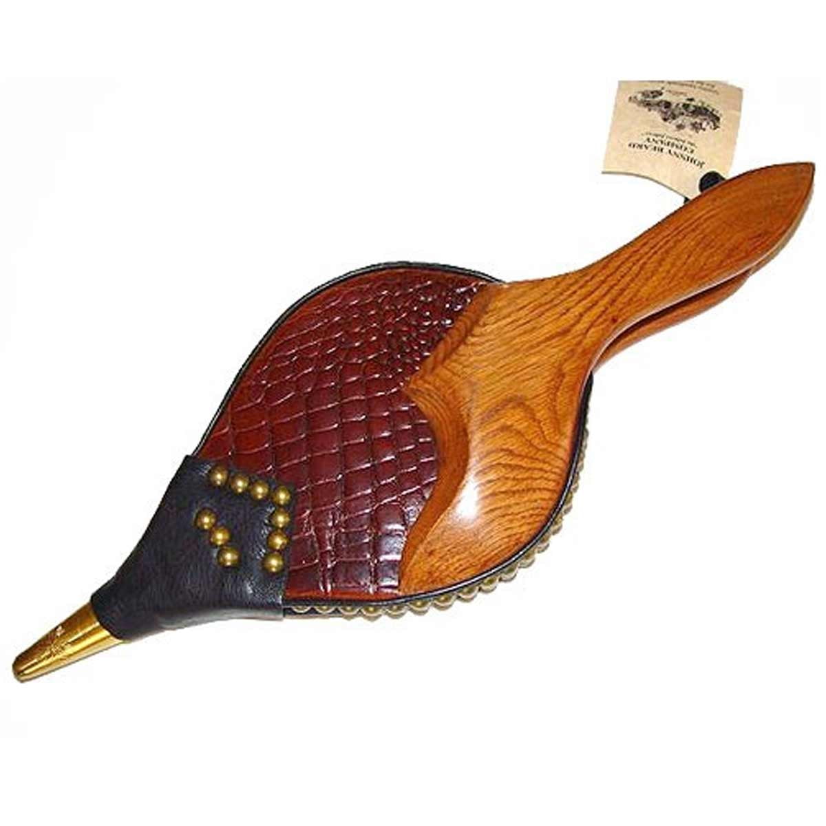 Johnny Beard Aligator Print Leather Bellows