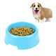 thumbnail image 2 of EeaseMX 2 cuencos de plástico para cachorros, gatos y perros, color caramelo, para beber agua y comer (azul), 2 of 7