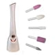 thumbnail image 1 of Electric Manicure and Pedicure File Set with Stand (White, Rechargeable) - Complete Portable Nail Drill System, 1 of 5