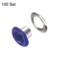 thumbnail image 3 of Kit de 100 Ojales de Metal Unique Bargains 4mm 0.16 Ojal para Zapatos Ropa Cinturón Bolsa Bricolaje Oscuro Azul, 3 of 7