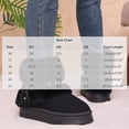 thumbnail image 3 of Womens Winter Snow Boots Thick Soled Extra Thick Warm Anti-Slip Fashion Fuzzy Shoes Brown 6, 3 of 6