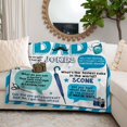 thumbnail image 6 of Personalized Dad Jokes Blanket, Dad Throw Blanket Gifts from Daughter, Custom Gift for Father Father-in-Law Grandpa, Bonus Dad Stepdad Present, Christmas Fathers Day Birthday Gift, 6 of 6