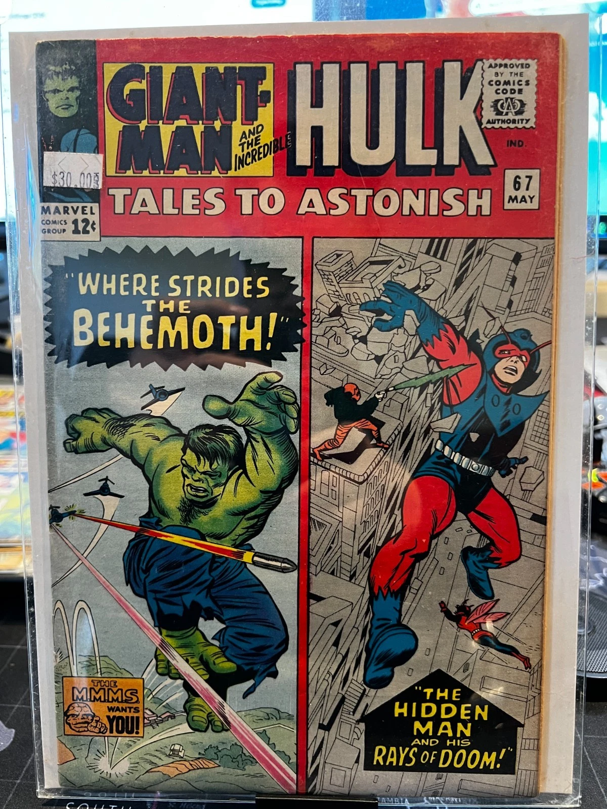 TALES TO ASTONISH #67 VF MARVEL COMIC 1965, Steve Ditko Hulk, Giant-Man Wasp