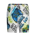 thumbnail image 4 of Easygdp Game All Day Men's Short Pajama Pants, Sleep Shorts, Household Pants, Casual Pants with Pockets - XX-Large, 4 of 9