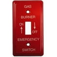 thumbnail image 1 of Morris Products 83495 Emergency Metal Switch Plates Utility Gas, 1 of 1
