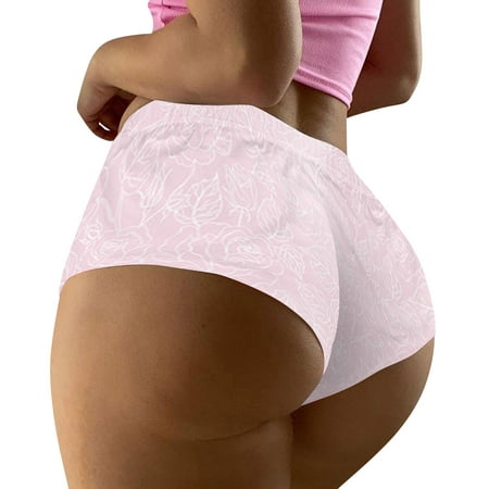 

Women Panties Womens Valentine S Day Print Shorts Boxer Brief Underwear Boyshort Ladies Panties Pajamas