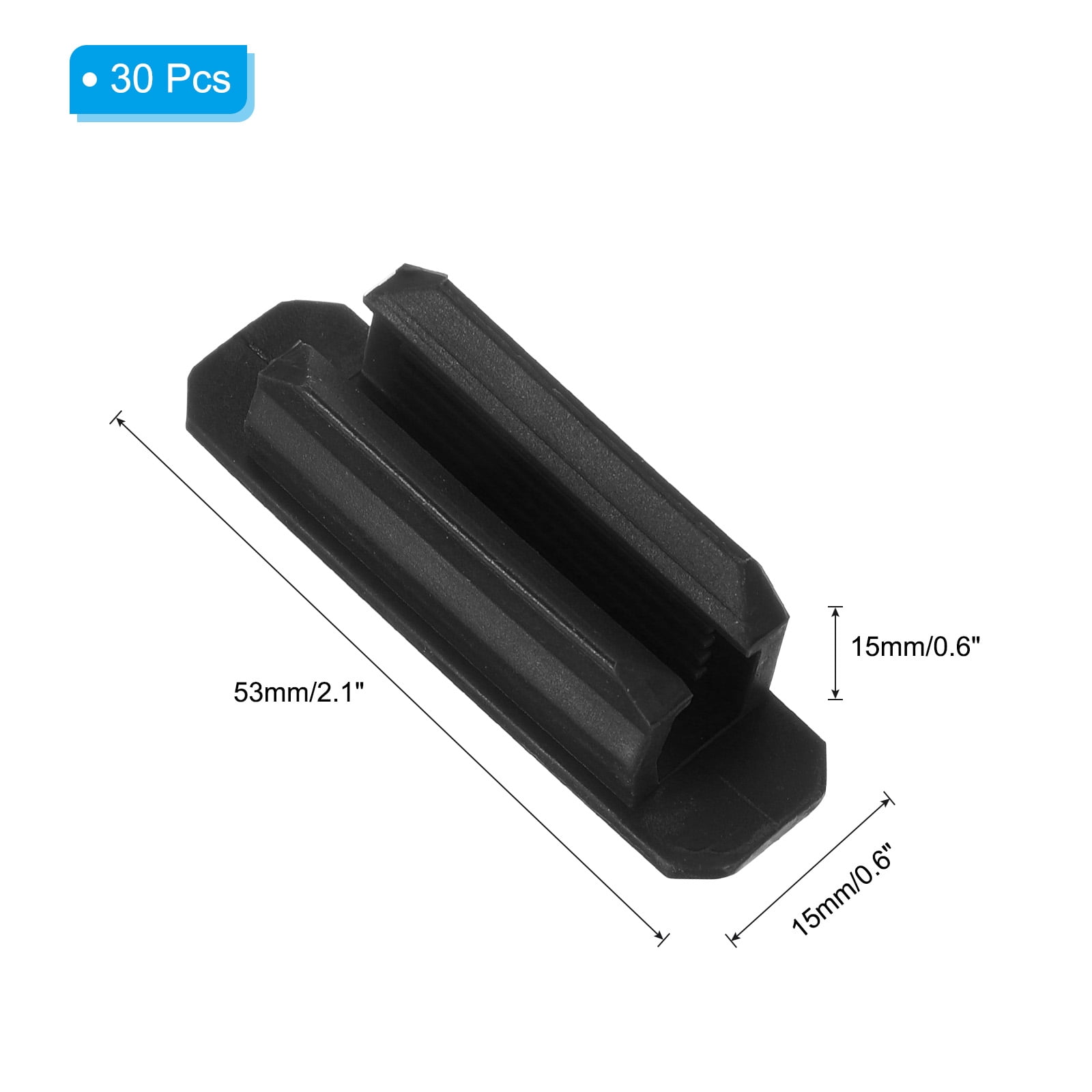 Unique Bargains Pen Holder for Desk Adhesive Silicone Pencil Holder for Office Black