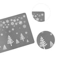 thumbnail image 3 of Juego de manteles individuales navideños de 6 manteles individuales de PVC para mesa de comedor, tapetes aislantes térmicos fáciles de limpiar, 3 of 5