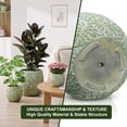 thumbnail image 3 of 3-Piece Large Concrete Planter Set for Indoor & Outdoor Use - Round Garden Pots (18, 13, 9 Inch Dia) with Drainage Hole & Plug (SH002), 3 of 8