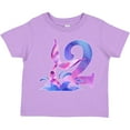 thumbnail image 3 of Inktastic 2nd Birthday Mermaid Tail Boys or Girls Toddler T-Shirt, 3 of 5